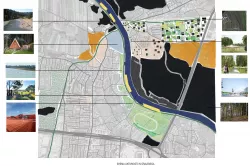 Študenti UL FA - Vaje pri predmetu Urbanistično načrtovanje